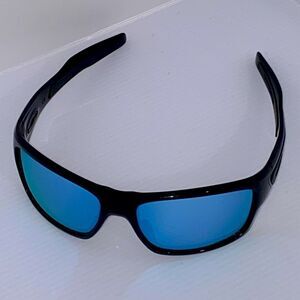 Oakley Turbine 009263 Black Prizm Sapphire Eyewear Sunglasses